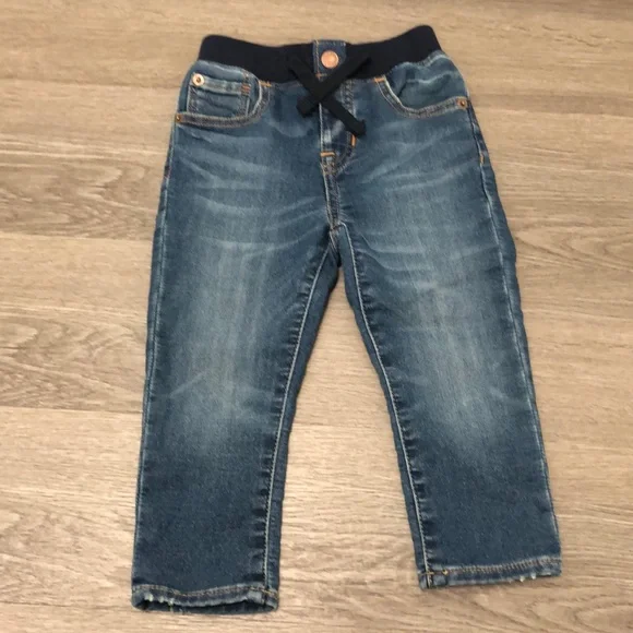 Capri En Denim Gap Fille - Taille 7 Slim, Bleu, Occasion Très Bon état (Indonésie)